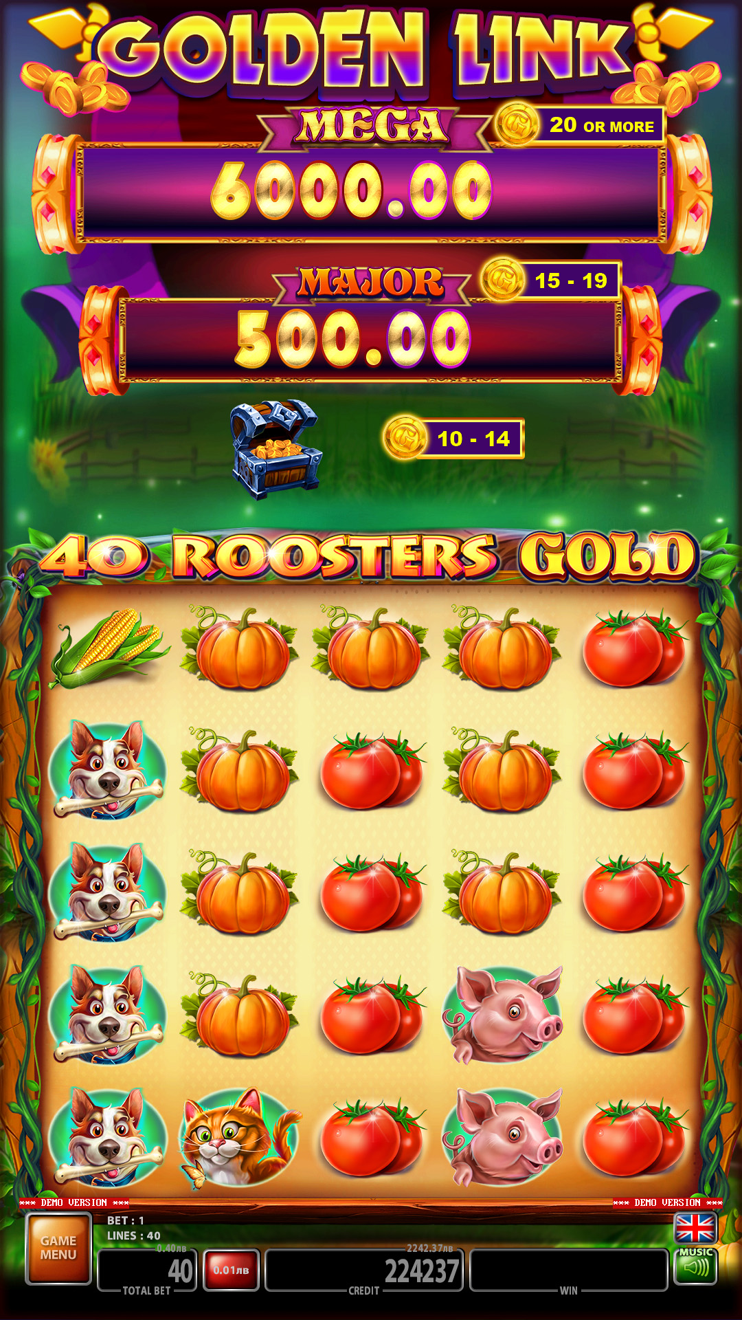 40 roosters gold normal